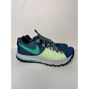 Nike Womens Zoom Wildhorse 4 Running Shoes Trail Cross Training Blue Teal NEW 8